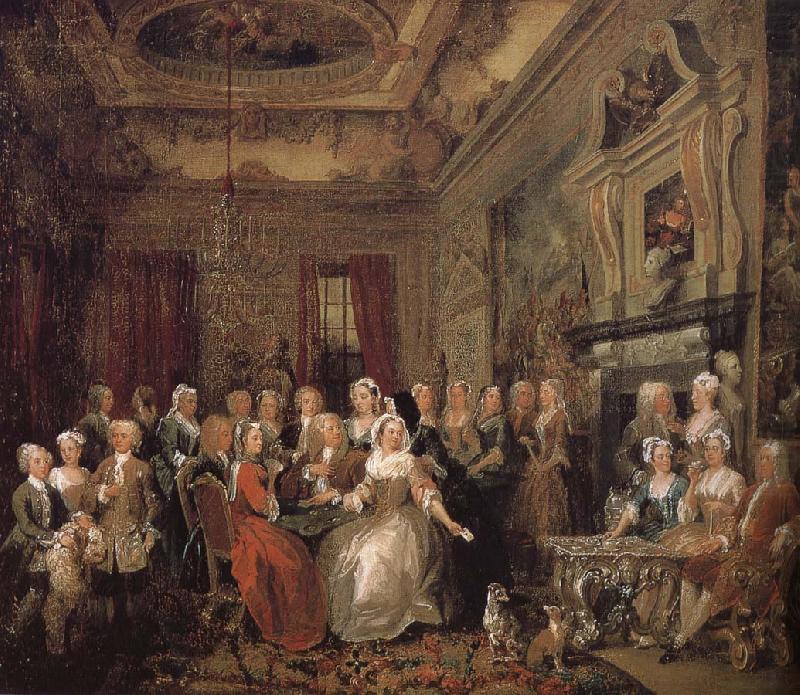 House party, William Hogarth